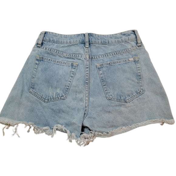 Special A distressed denim shorts. Made in Los Angeles. - Picture 2 of 7